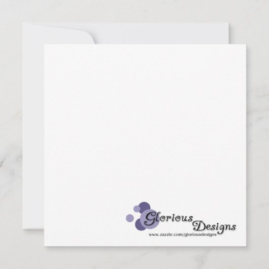 invitation rose de Fête de la mariée de à petits (Dos)