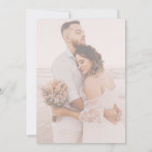 Invitation Rose de Fête des mariées fille - de Parties scint (Dos)