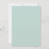 Invitation Rose de glace de mer Wedding (Dos)