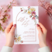 Invitation Rose de jardin | Baby shower Boho