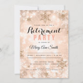 Invitation Rose de la Retraite d'hiver (Devant)