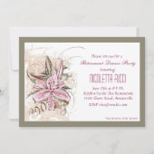 Invitation rose de lis (Devant)