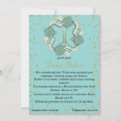 Invitation Rose de luxe Parties scintillant or String Lights  (Devant)