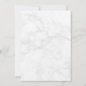 Invitation Rose de marbre bleu Agate or Parties scintillant F (Dos)