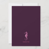 Invitation Rose de Seahorse (Dos)