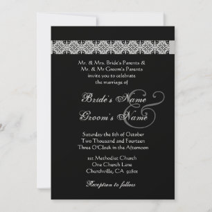Invitation Rose Dentelle RÊVES PURPLE