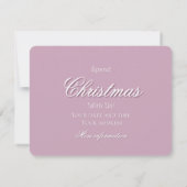 Invitation rose dentelle victorienne (Dos)
