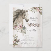 Invitation Rose Derby Horse Racing Party (Devant)