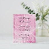 Invitation Rose Dîner de dentelle âgée (Debout devant)