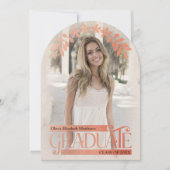 Invitation Rose d'or Floral (Devant)