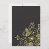 Invitation Rose d'or merci (Dos)