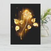 Invitation Rose d'or ( rose d'or ) (Debout devant)