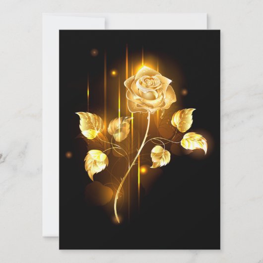 Invitation Rose d'or ( rose d'or ) (Devant)