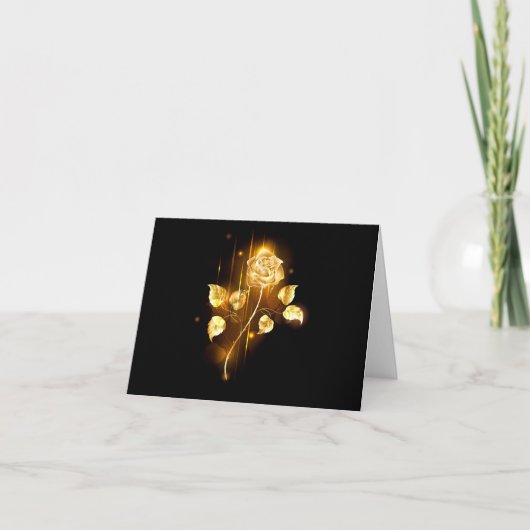Invitation Rose d'or ( rose d'or ) (Devant)