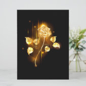 Invitation Rose d'or ( rose d'or ) (Debout devant)