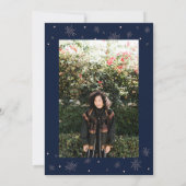 Invitation Rose Doré | Typographie moderne 21e fête d'anniver (Dos)