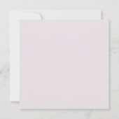 Invitation Rose Douce (Dos)