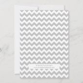 Invitation rose douce de baby shower de Fox (Dos)