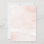 Invitation rose élégante d'anniversaire de cygne (Dos)