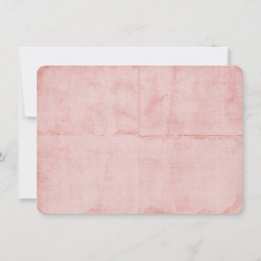 Invitation Rose Enchevêtrée (Dos)