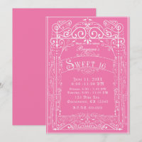 Rose et Blanc Décoration Vintage Victorienne Douce