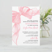 Invitation Rose Fardée Quinceañera (Debout devant)