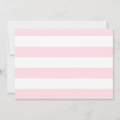 Invitation Rose | Flamant rose tropical Luau Photo Anniversai (Dos)