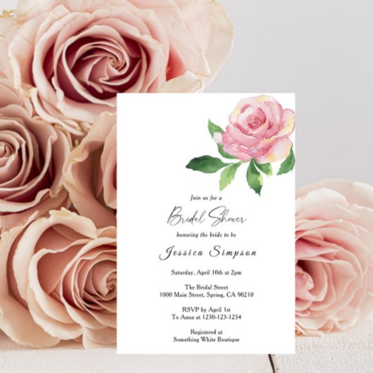 Invitation rose Floral Bridal
