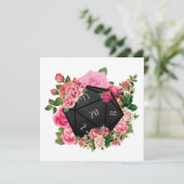 Invitation Rose Floral D20 Tabletop Dice RPG (Debout devant)