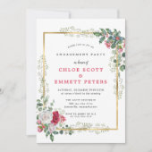 Invitation Rose Floral Holly (Devant)