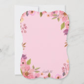 Invitation Rose Floral Quinceañera (Dos)