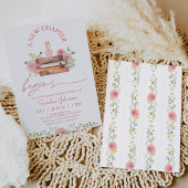 Invitation Rose floral Un nouveau chapitre commence la Fête d