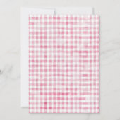 Invitation Rose Frais Hors Du Marché Fête des mariées Bingo J (Dos)