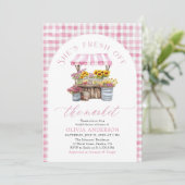 Invitation Rose Frais Hors Fête des mariées De L'Arche De Mar (Debout devant)