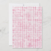 Invitation Rose Frais Hors Fête des mariées De L'Arche De Mar (Dos)