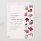 Invitation Rose Garden Party Bridal Shower (Devant)