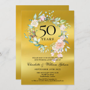 Invitations Faire Part Cartes Anniversaire Mariage 45 Ans Zazzle Be