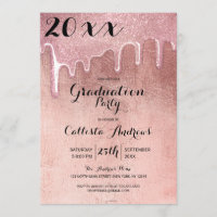 Rose glamour épais Parties scintillant gouttes de 