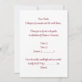 Invitation Rose | Glissement Rosewater (Dos)