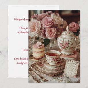 Invitation Rose Glissement Rosewater
