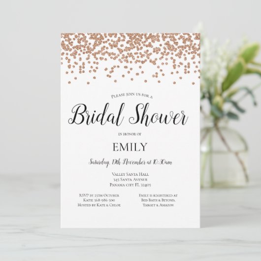 Invitation Rose Gold (Debout devant)