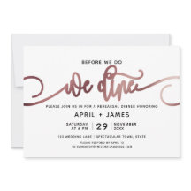 Rose Gold avant de faire Nous Dînons Répétition Dî