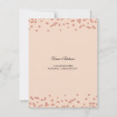 Invitation Rose Gold Blush 90th Birthday Save Date Confetti (Dos)