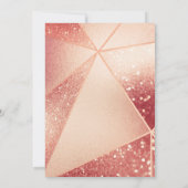 Invitation Rose Gold, Blush Pampas Grass Floral Mariage Brunc (Dos)