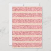 Invitation Rose Gold Blush Parties scintillant "Hello Thirty" (Dos)