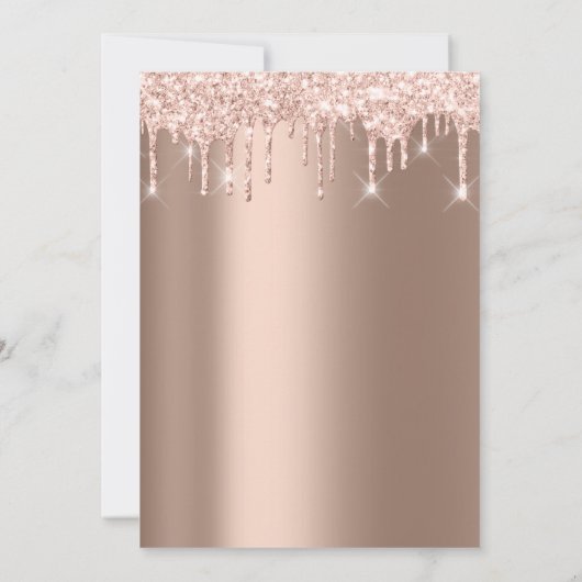Invitation Rose  Gold Casquette 3D (Dos)