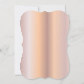 Invitation Rose Gold Chic Points Gris Douce 16 (Dos)