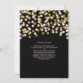 Invitation Rose | Gold Confetti Bachelorte (Dos)