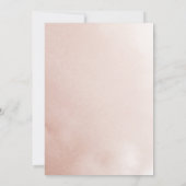 Invitation Rose Gold Elegant Fall Flowers Boda Mariage (Dos)