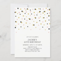 Rose Gold Hexagon Confetti Adulte fête d'anniversa